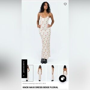 Knox Maxi Dress Princess Polly Size 2